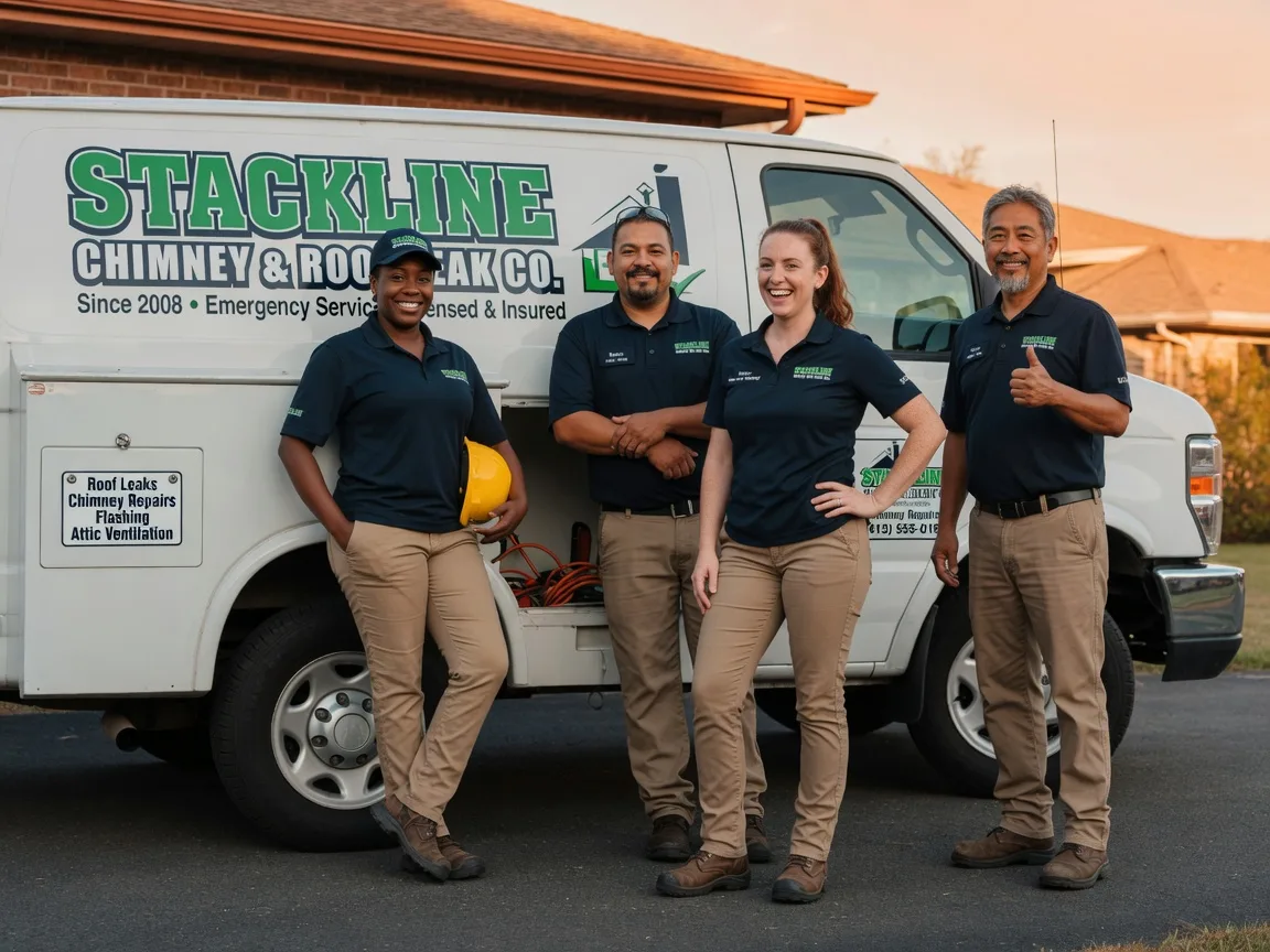 Chimney flashing repair company in Crocker, MO
